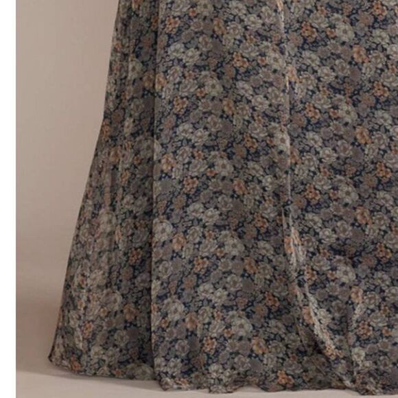 DB STUDIO Womens Formal Chiffon Gown Dress Evening Printed Floral Size 6 - Picture 6 of 7